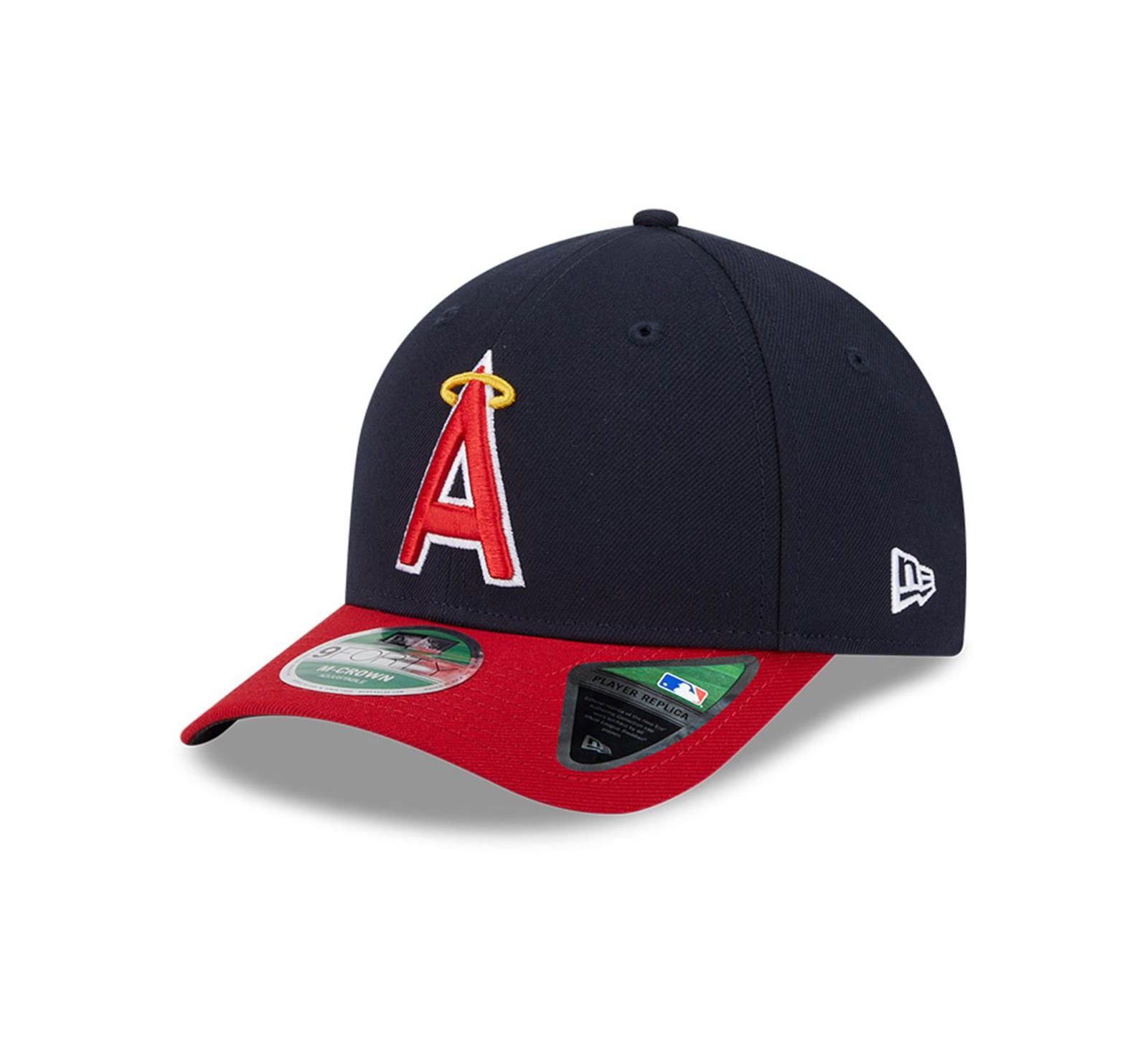New Era Мужская бейсболка Los Angeles Angels Player Replica 9Forty Adjustable, Navy/Red