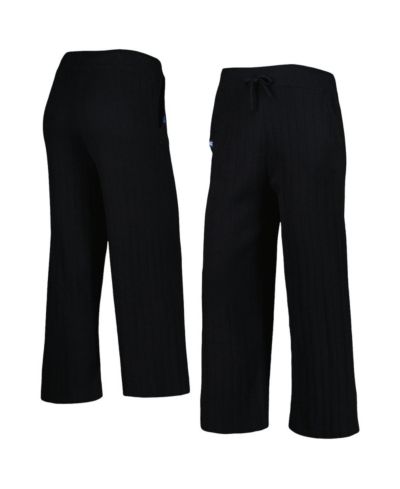 LevelWear Women's Black Los Angeles Dodgers Dream Icon Knit Pants