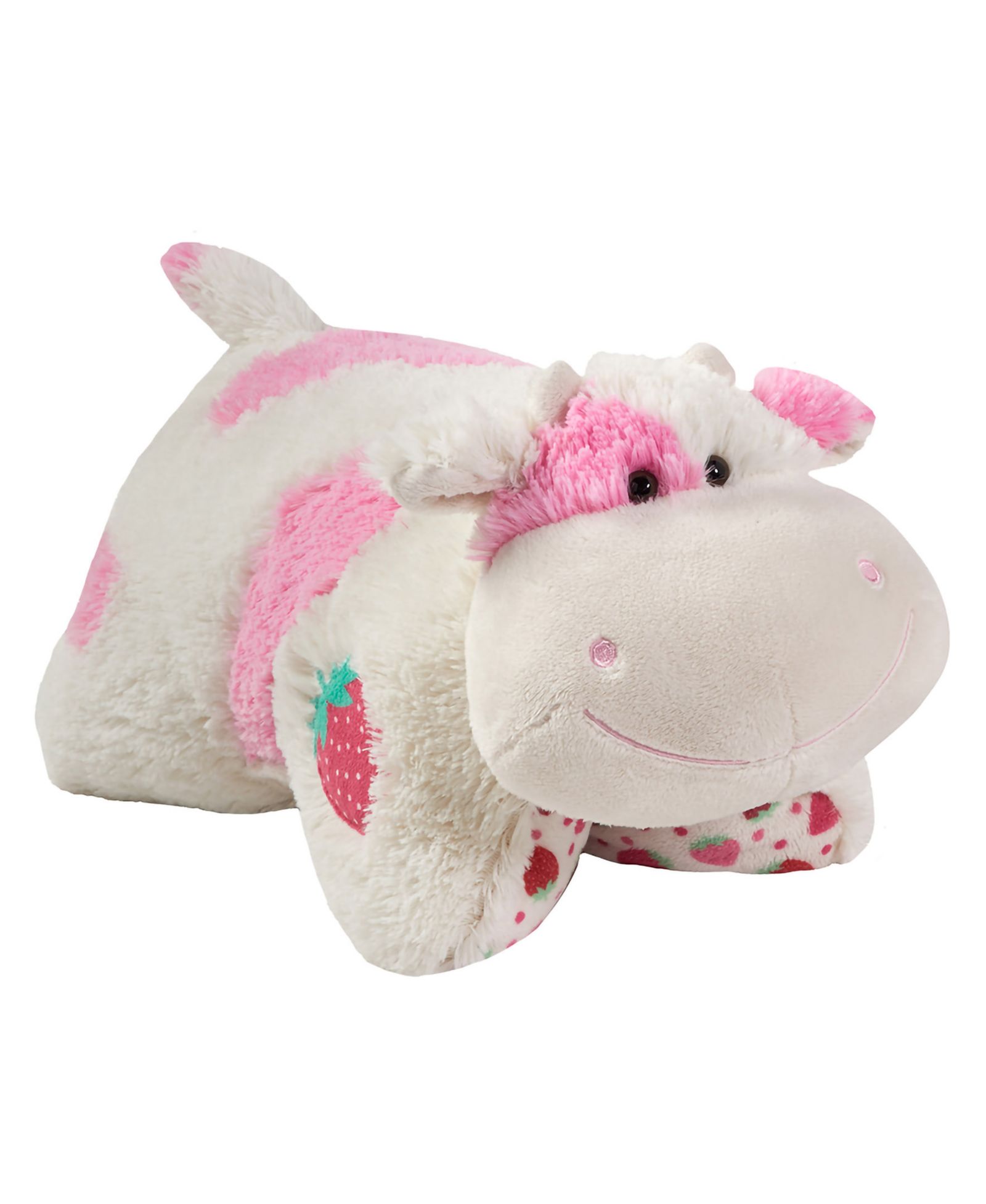 Pillow Pets Sweet Scented Strawberry Cow 16" Plush