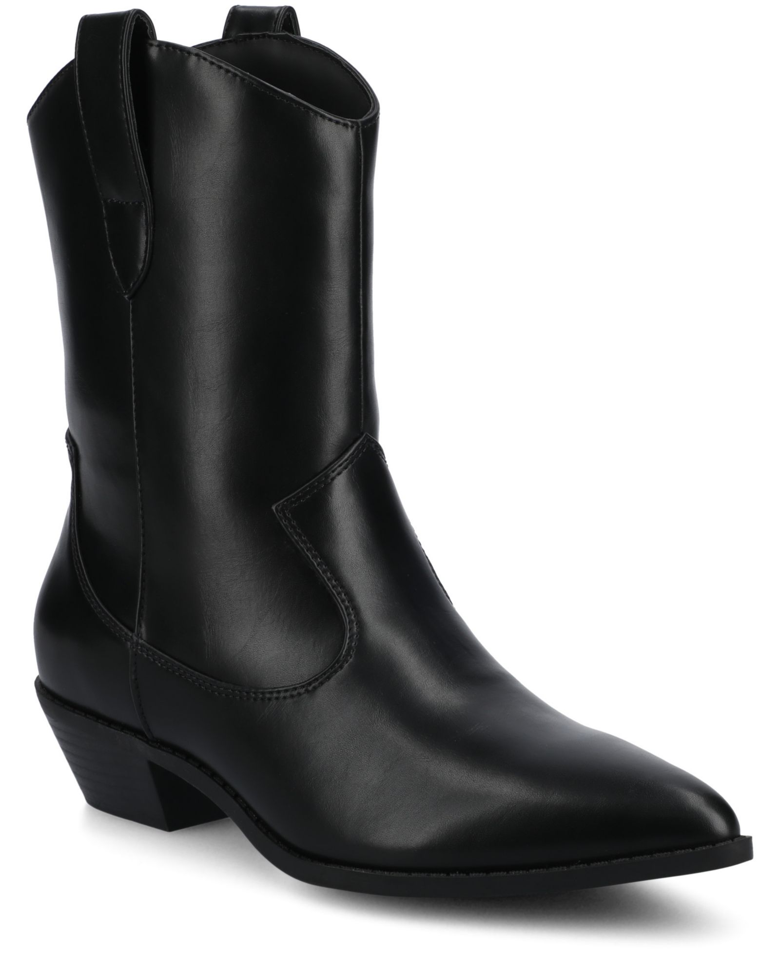 Journee Collection Женские ботильоны Fritzie Western Block Heel