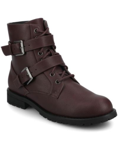 Journee Collection Женские Juliah Lace Up Combat Booties