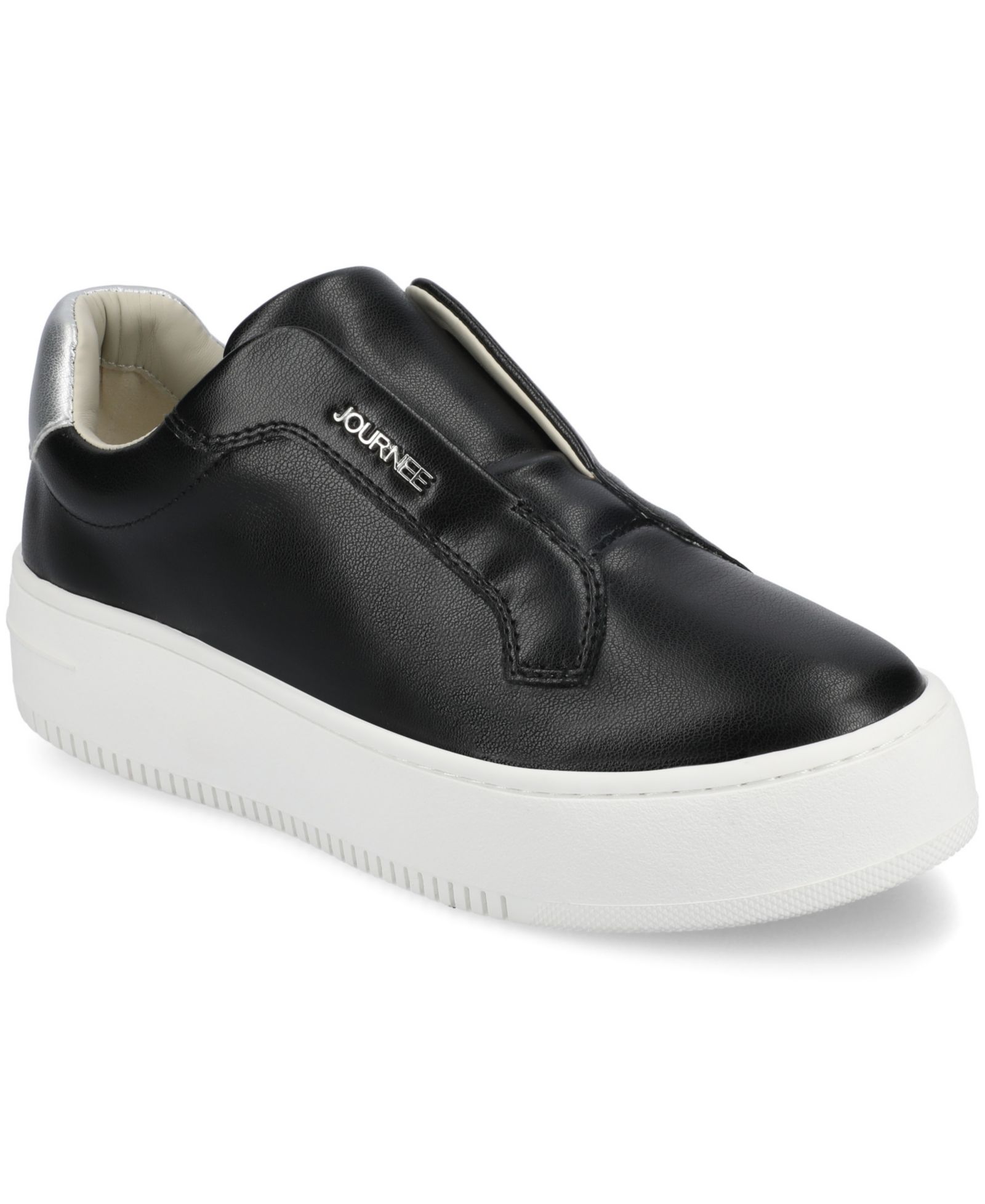 Journee Collection Women's Pheobe Slip On Platform Sneakers