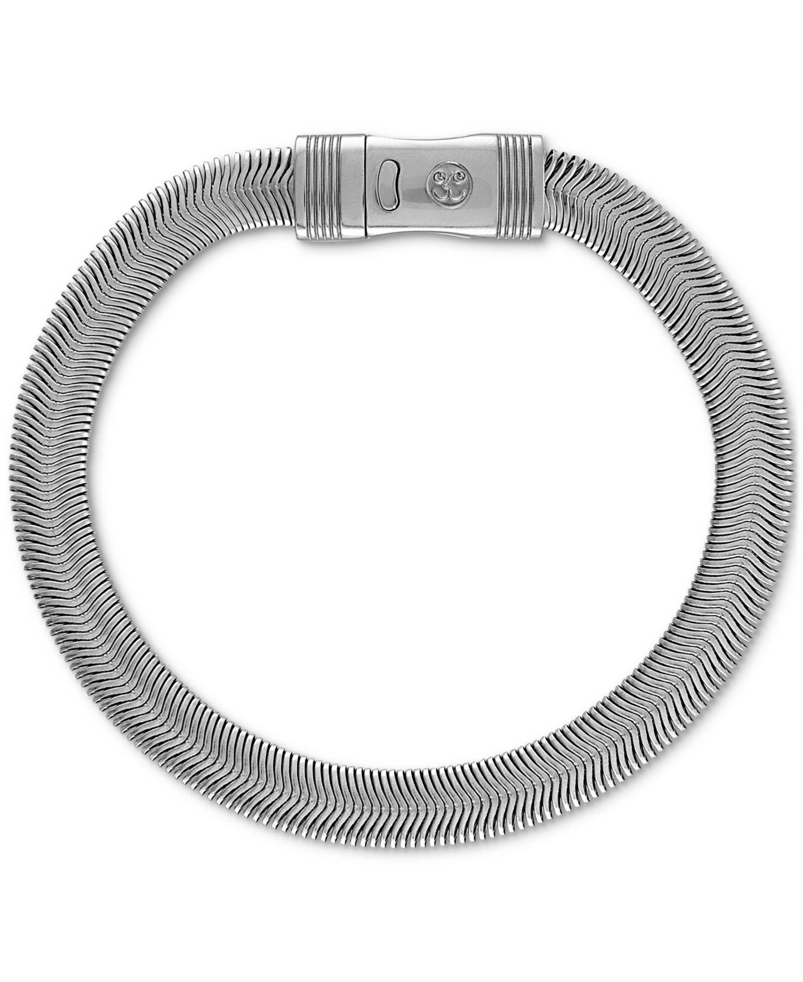 Мужской браслет Esquire Jewelry Flat Snake Chain из нержавеющей стали