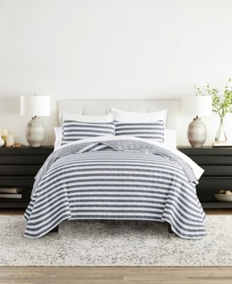 ienjoy Home Classic Stripe двусторонний комплект из 3 стеганых покрывал, King/California King