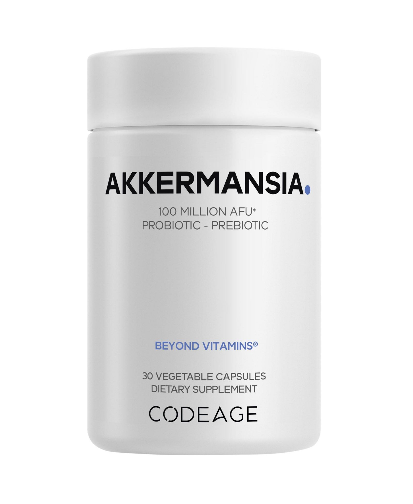Биологически активная добавка Codeage Akkermansia Synbiotic, 30 капсул