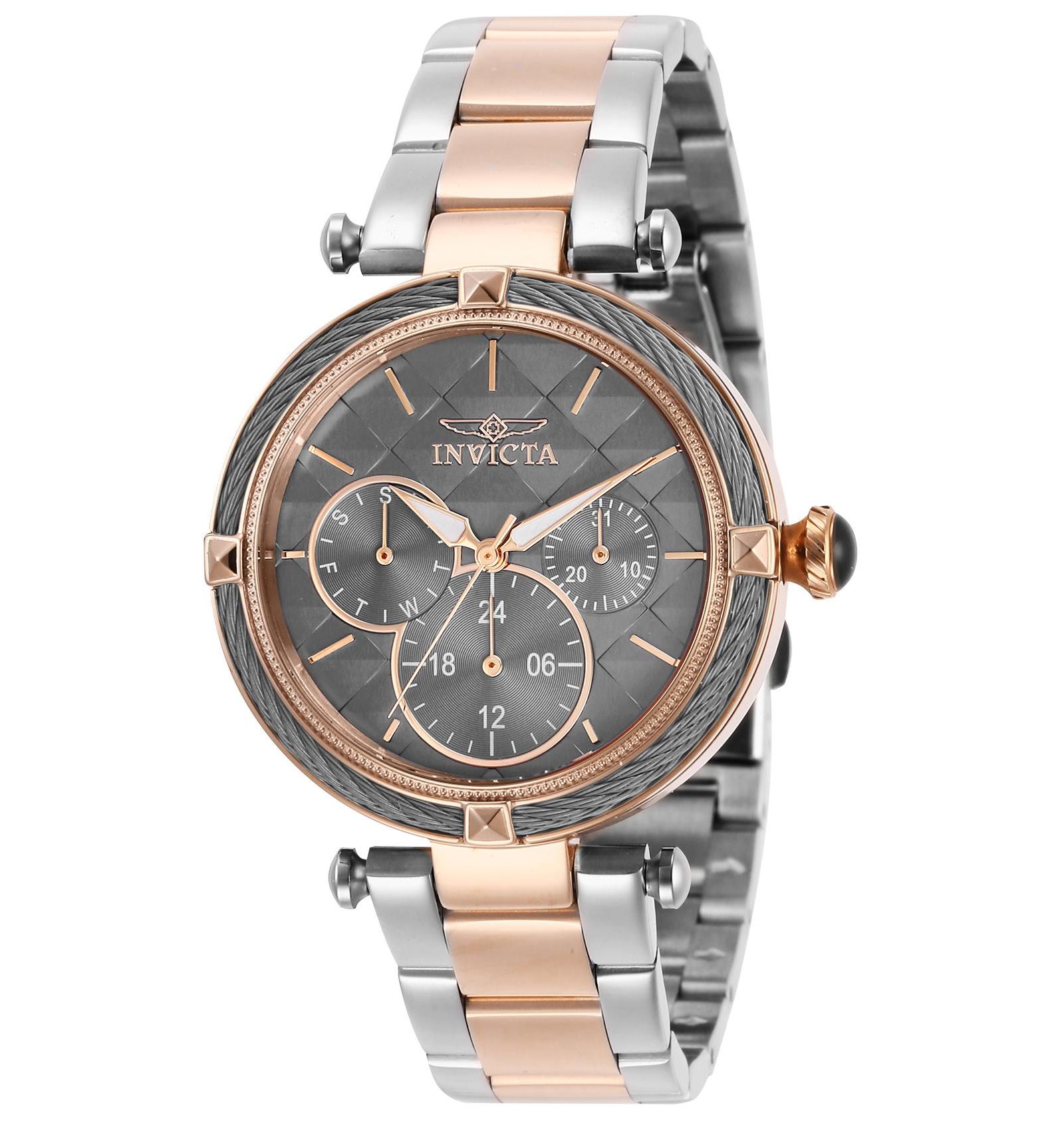 Invicta женские часы Bolt Quartz 28963, Gunmetal Dial