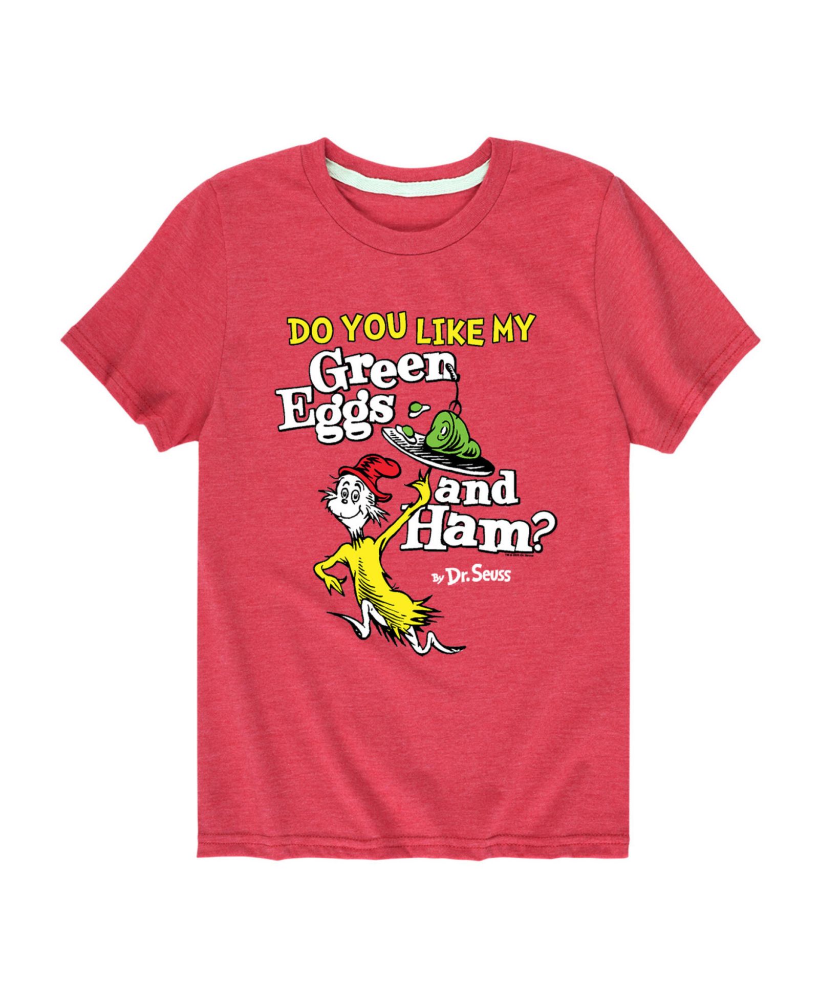 Детская футболка Dr. Seuss Big Boys с принтом Green Eggs Ham