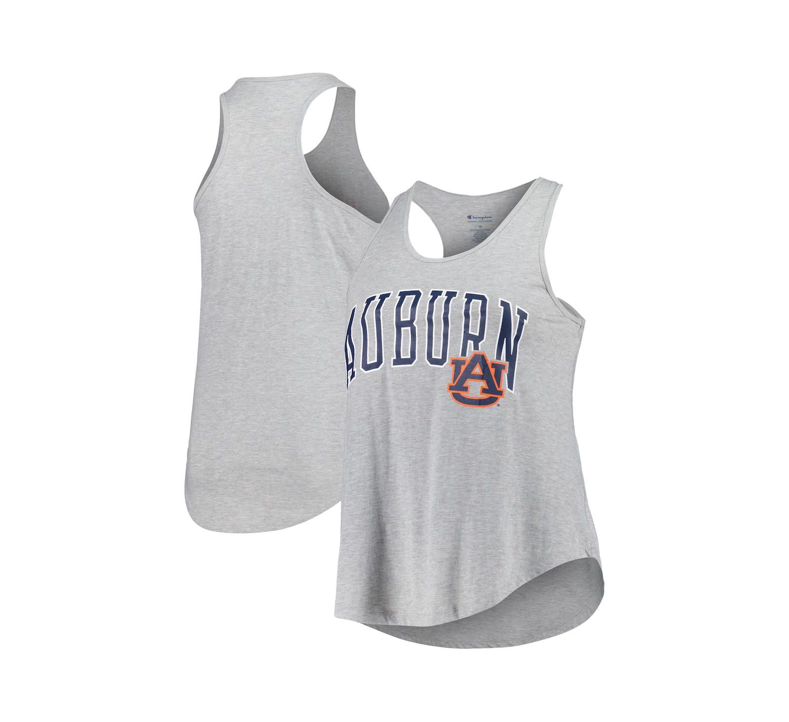 Profile Женская майка-топ Racerback Auburn Tigers Arch Logo Heather Gray