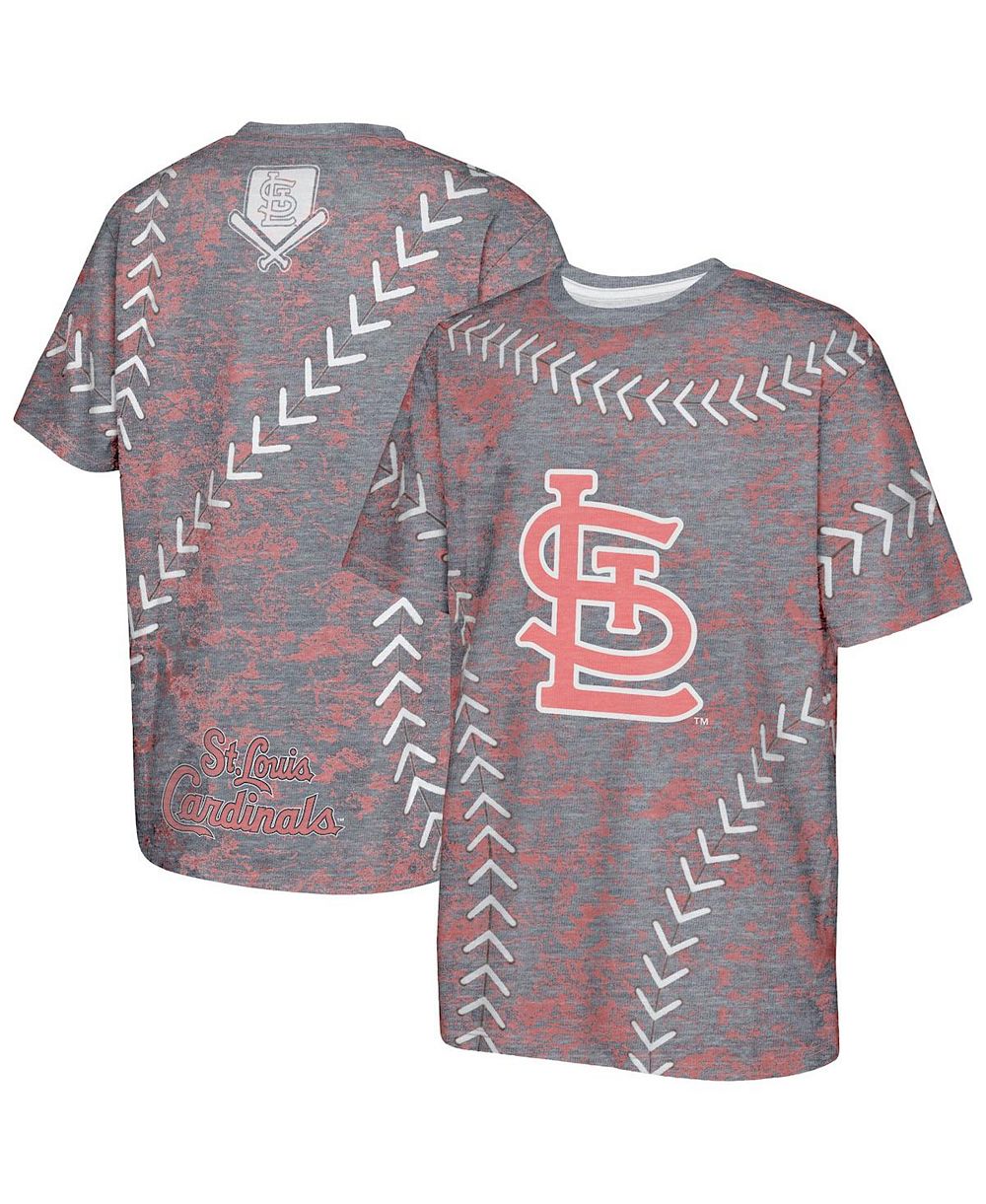 Футболка Outerstuff для мальчиков и девочек Navy St. Louis Cardinals Slide Score Bold