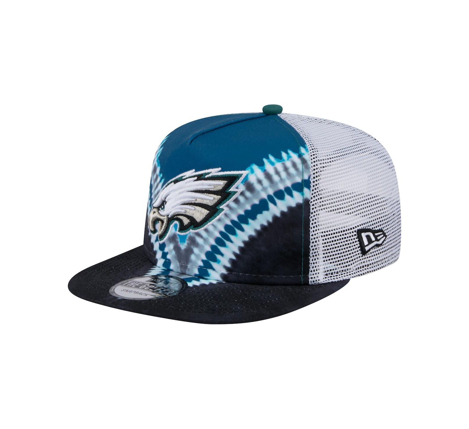 Мужская кепка New Era Philadelphia Eagles Throwback Dye Golfer Snapback Midnight Green/Black