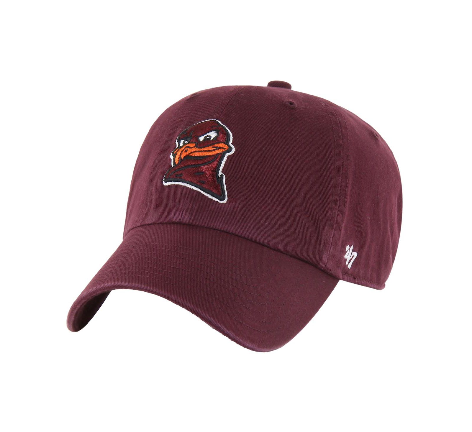 '47 Brand Men's Maroon Virginia Tech Hokies Clean Up Adjustable Hat