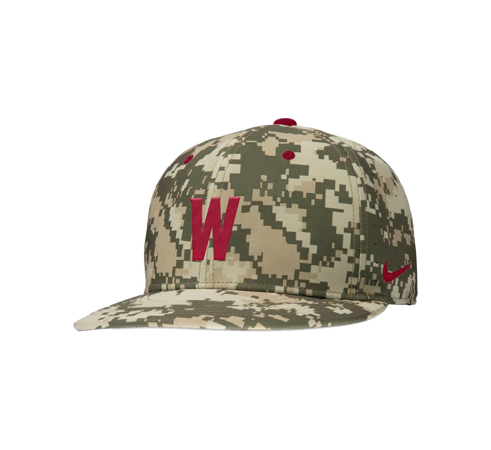 Nike Мужская бейсболка Washington State Cougars с цифровым камуфляжем