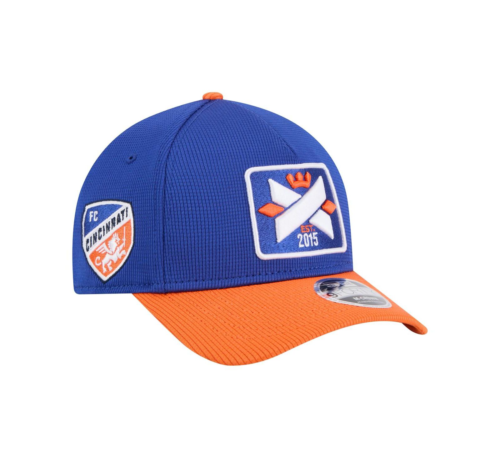 New Era Men's Royal FC Cincinnati 2025 Jersey Hook 9FORTY M-Crown Adjustable Hat