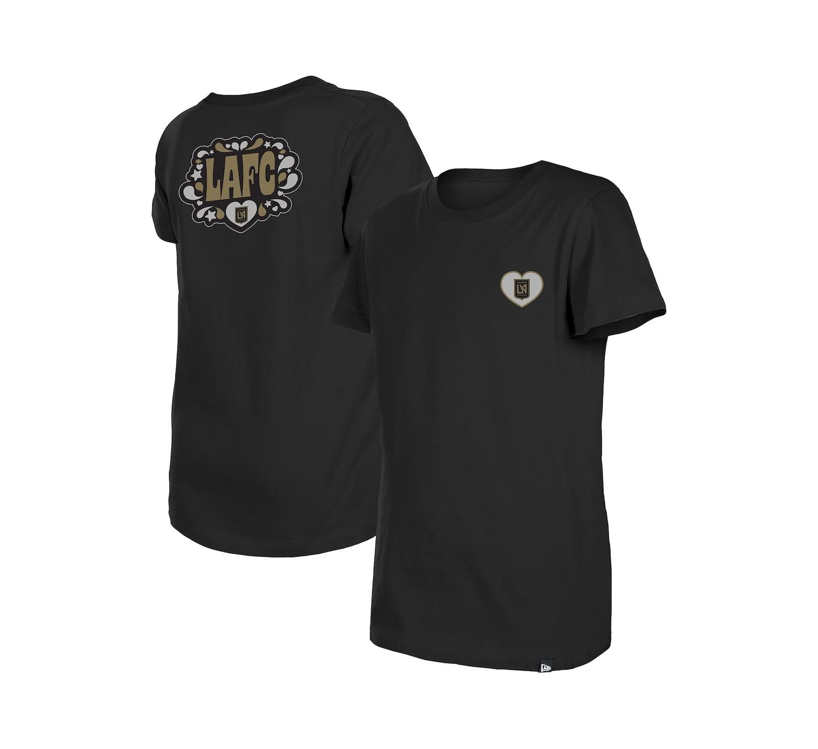 New Era Детская футболка LAFC Bubble Heart черная