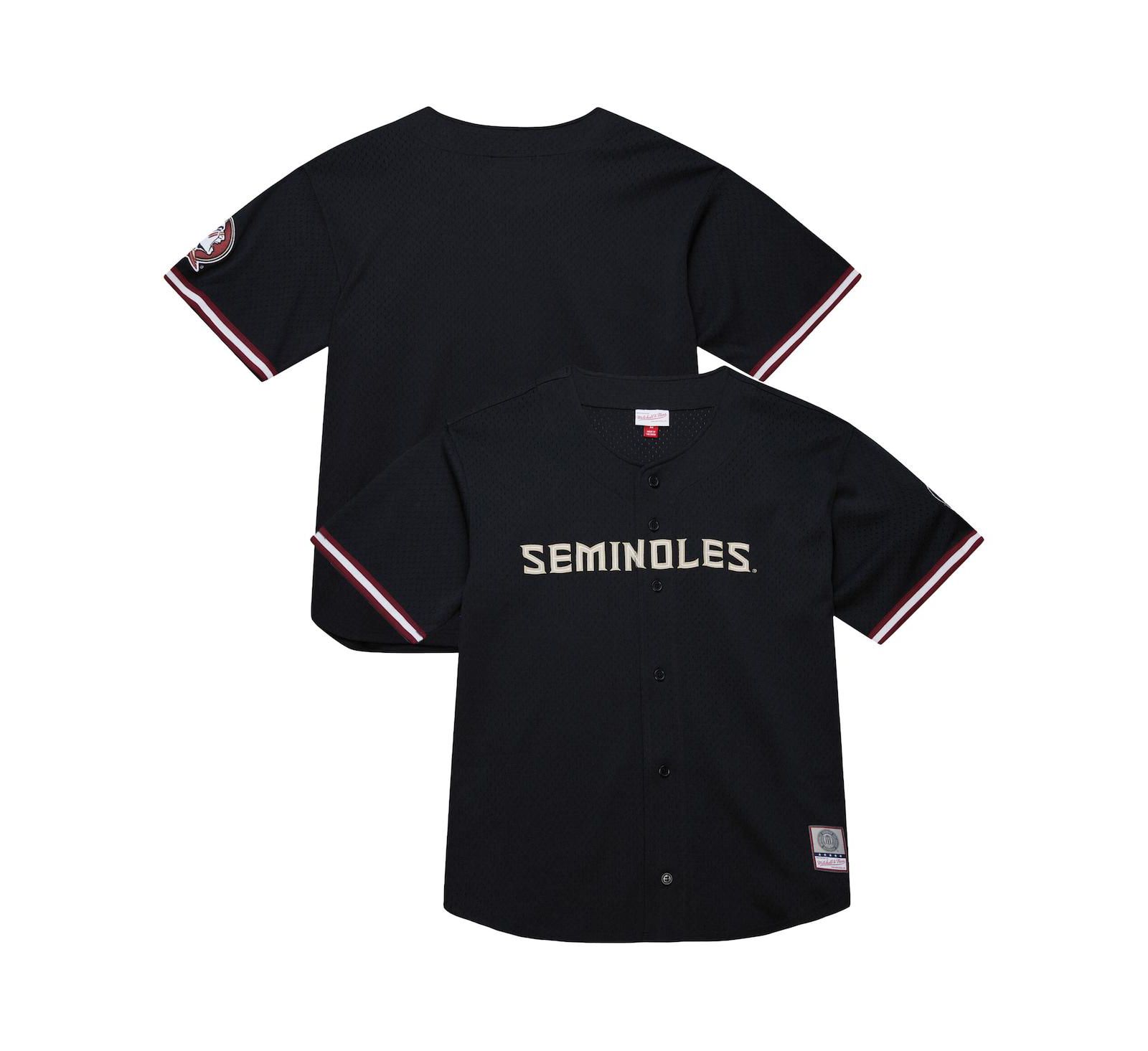 Mitchell & Ness Мужское джерси Florida State Seminoles On The Clock Full-Button