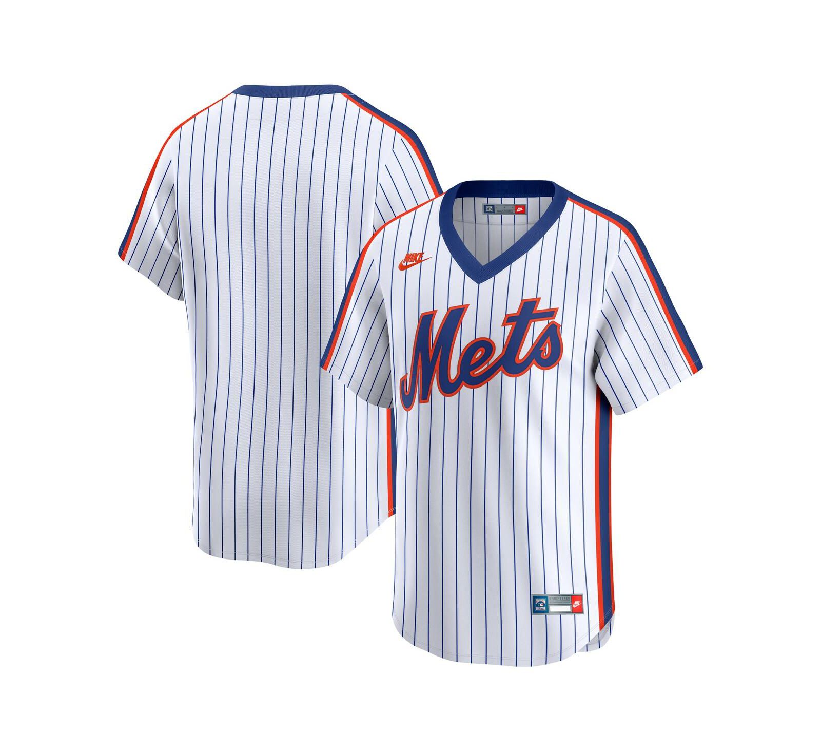Мужская джерси Nike New York Mets Throwback Cooperstown Collection