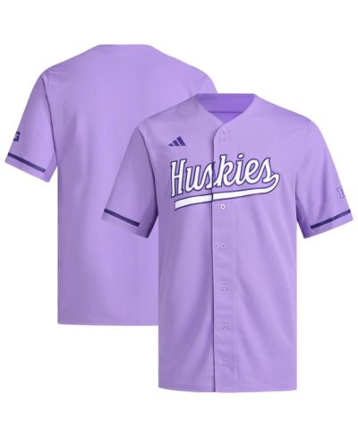 Adidas Men's Purple Washington Huskies Replica Baseball Jersey