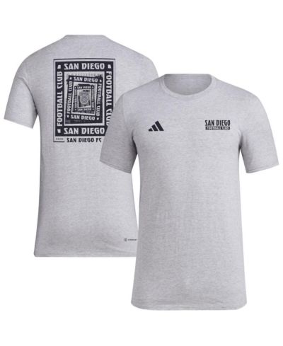 Adidas Men's Gray San Diego FC Local Wrap T-Shirt