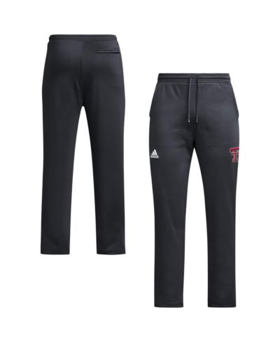 Adidas Men's Black Texas Tech Red Raiders Open Hem AEROREADY Pants