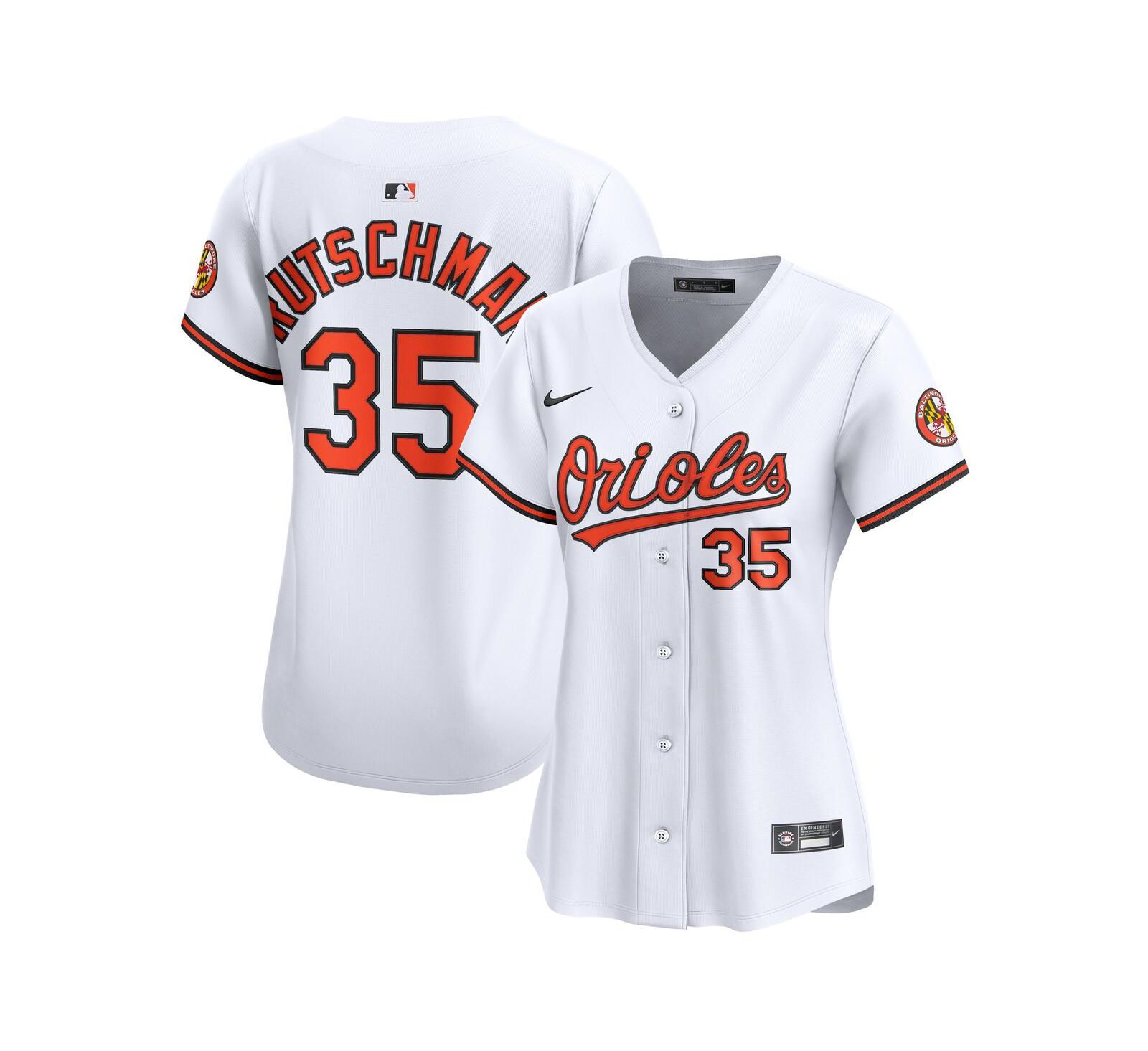 Женская джерси Nike Adley Rutschman White Baltimore Orioles Home Limited Player