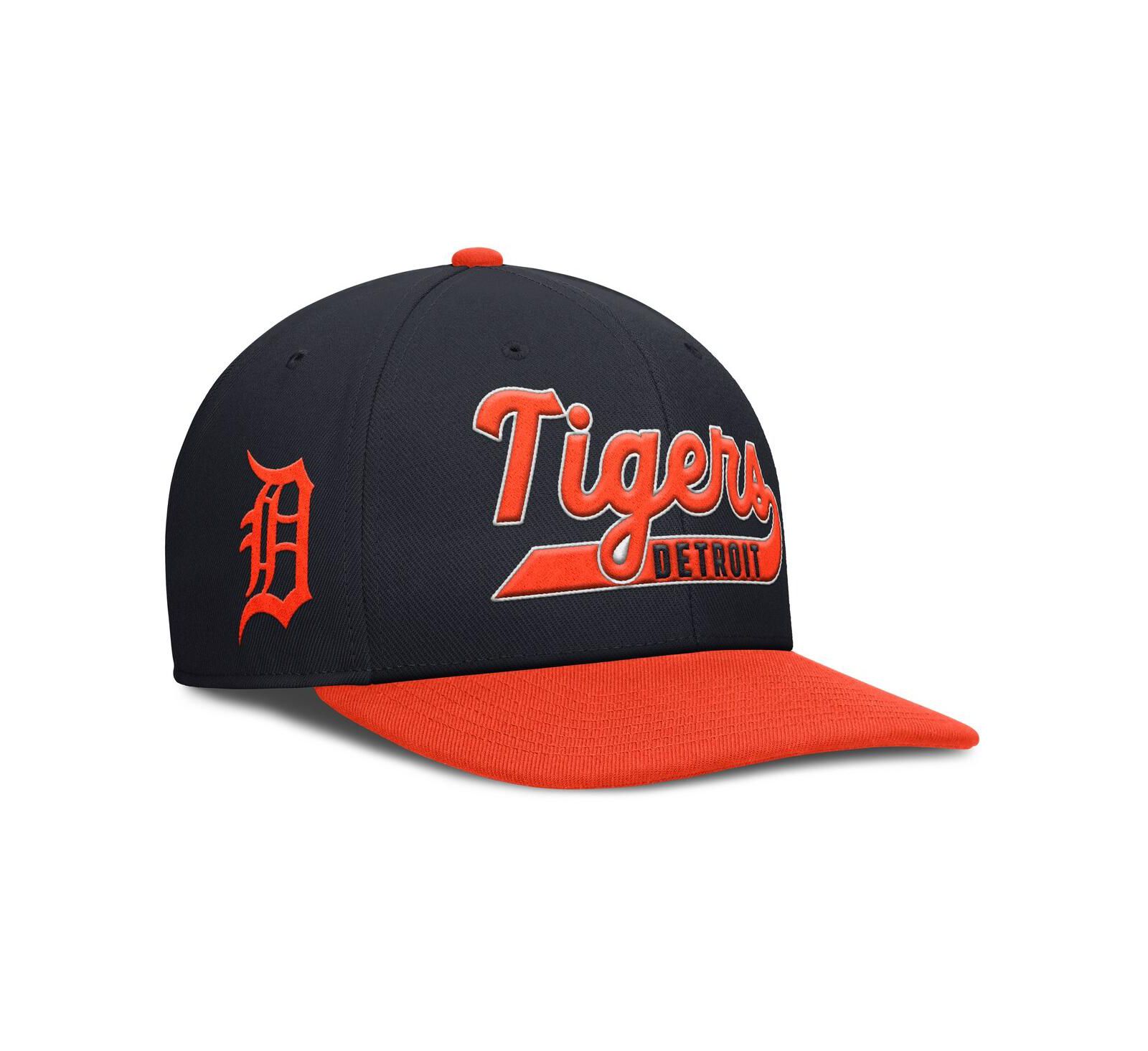 Nike Men's Navy/Orange Detroit Tigers Pro Performance Snapback Hat