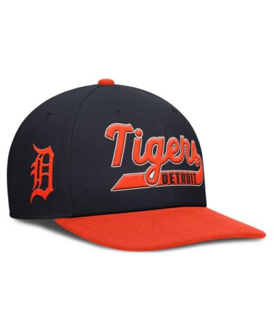 Nike Men's Navy/Orange Detroit Tigers Pro Performance Snapback Hat