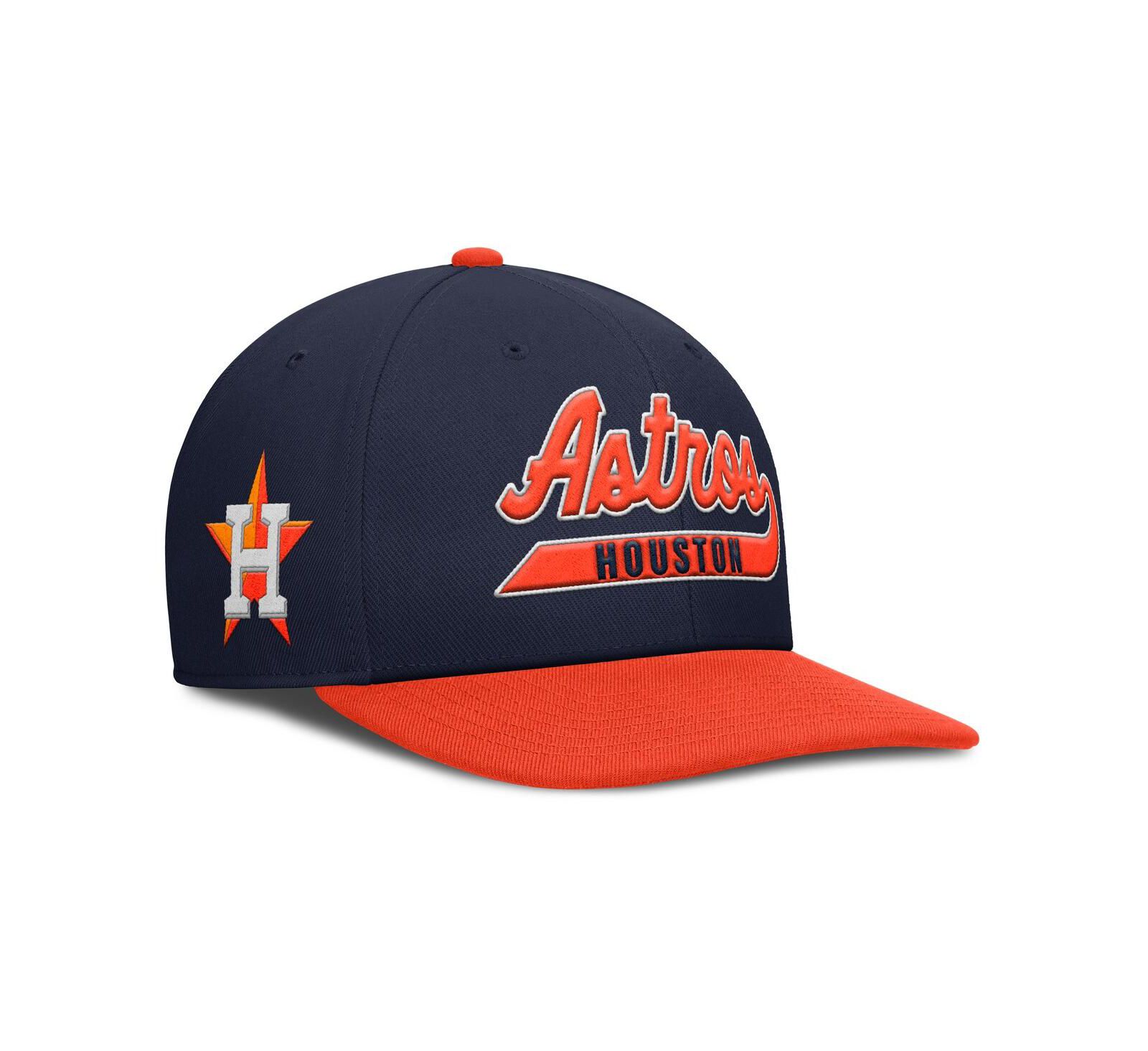Nike Men's Navy/Orange Houston Astros Pro Performance Snapback Hat