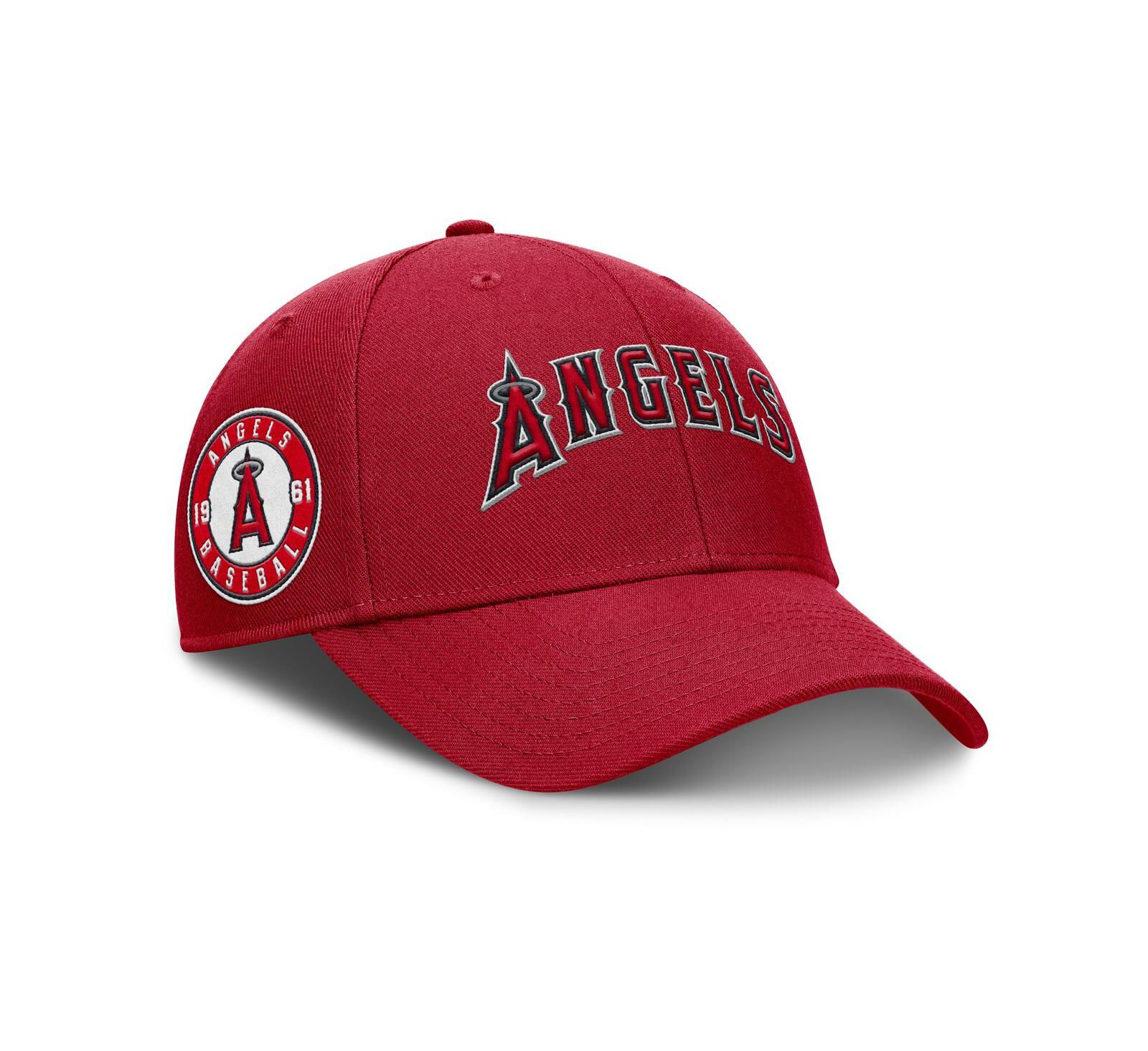 Мужская регулируемая кепка Nike Los Angeles Angels Red Gaberdine