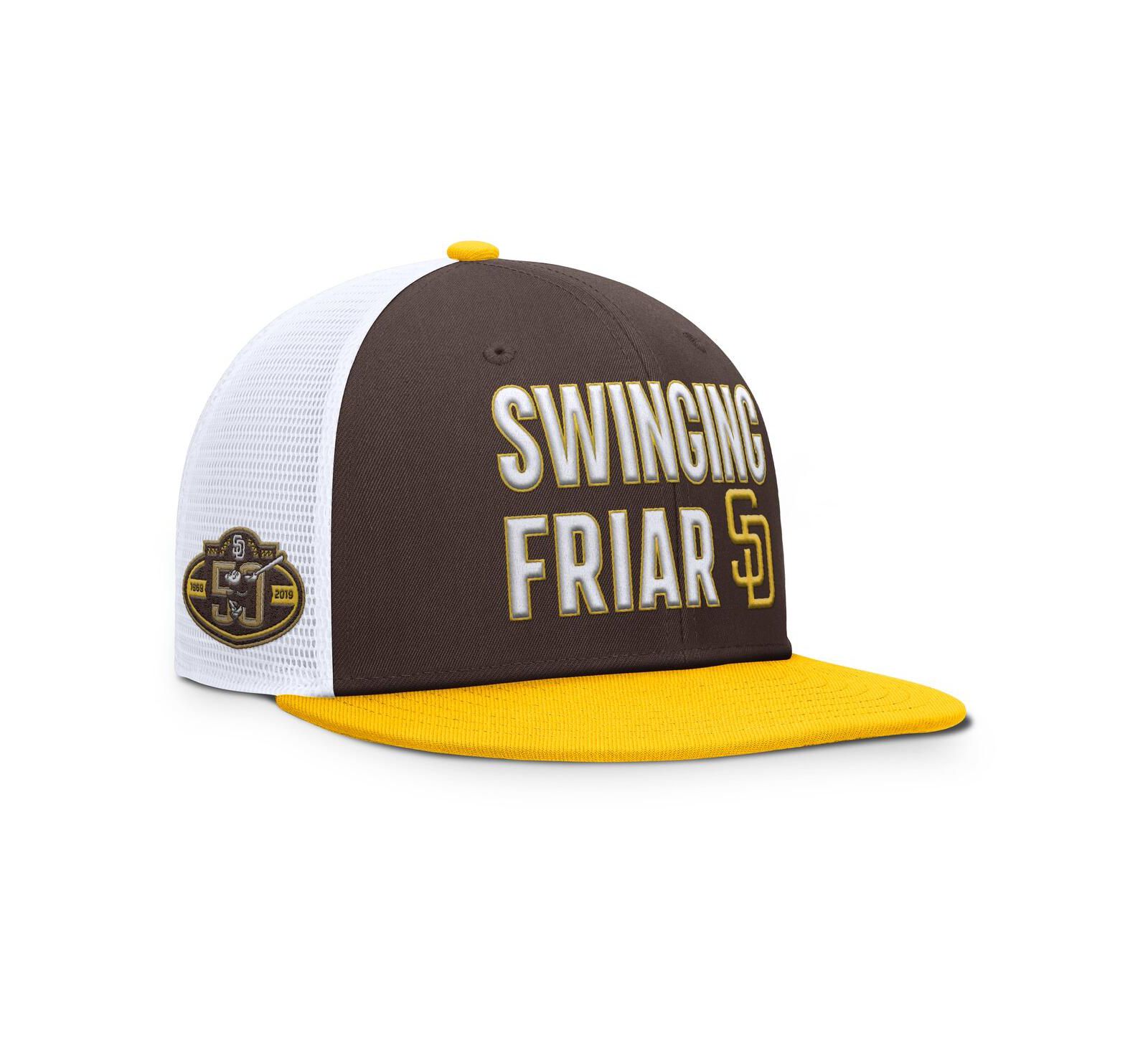 Мужская кепка Nike Brown San Diego Padres Pro Trucker Snapback