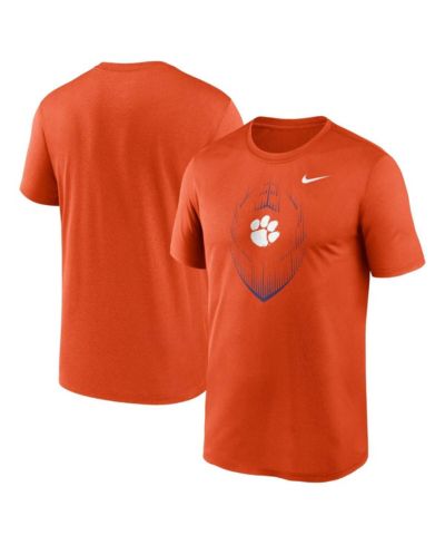 Мужская футболка Nike Clemson Tigers Primetime Legend Icon оранжевая