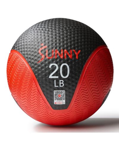 Медбол Sunny Health & Fitness, 20LBS, нескользящий хват