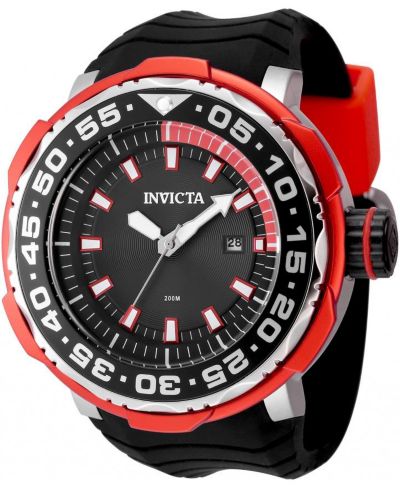 Invicta Мужские часы Pro Diver Quartz 48341, черный циферблат