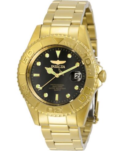 Мужские часы Invicta 29939 Pro Diver Quartz с черным циферблатом
