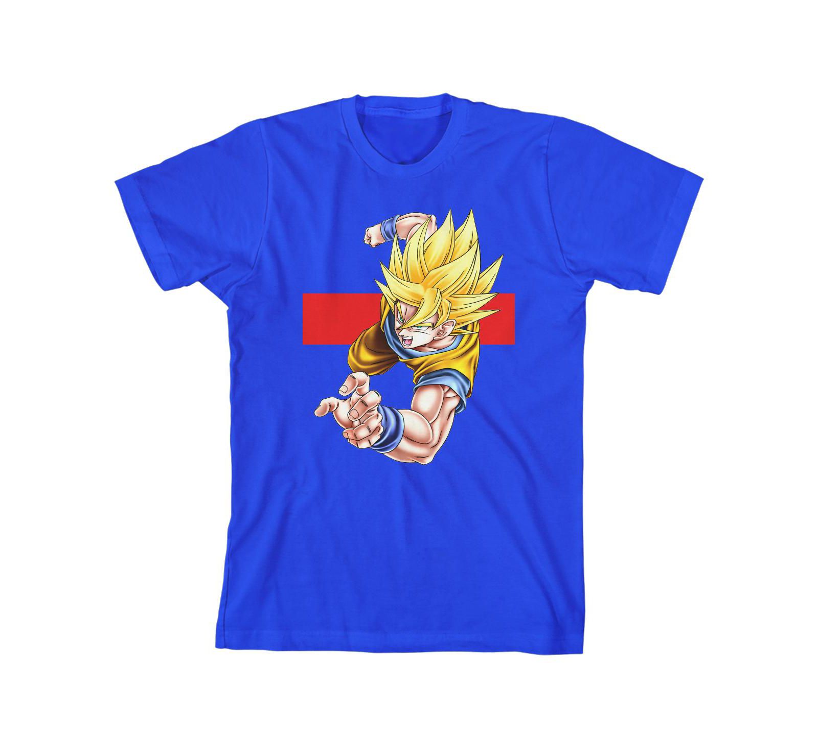Детская футболка Dragon Ball Z Battle Mode Goku Royal Blue, XL