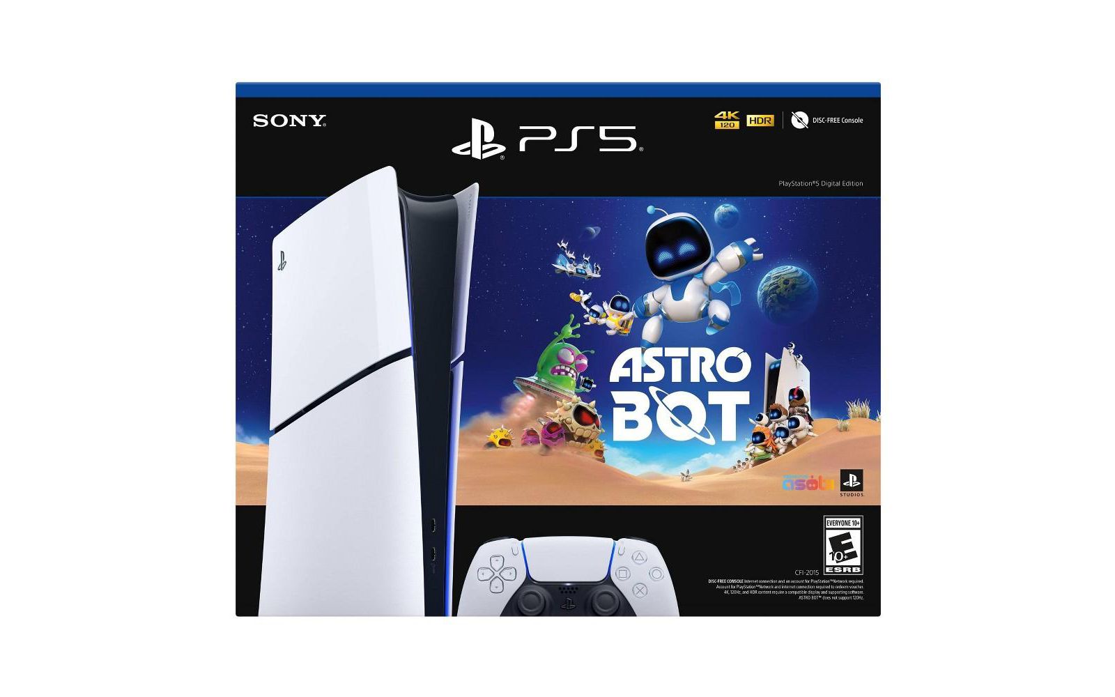 Sony PlayStation 5 Slim Digital PS5 Astro Bot Bundle