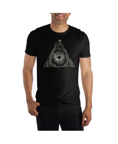 Harry Potter Men's Deathly Hallows Symbol Short-Sleeve T-Shirt-3X-Large