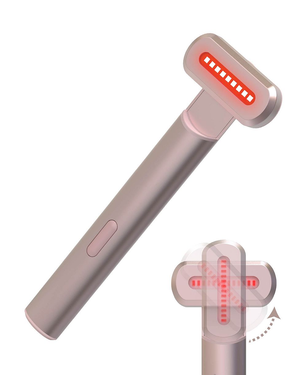 Тканевая маска-стик Tzumi для лица и шеи с LED-терапией