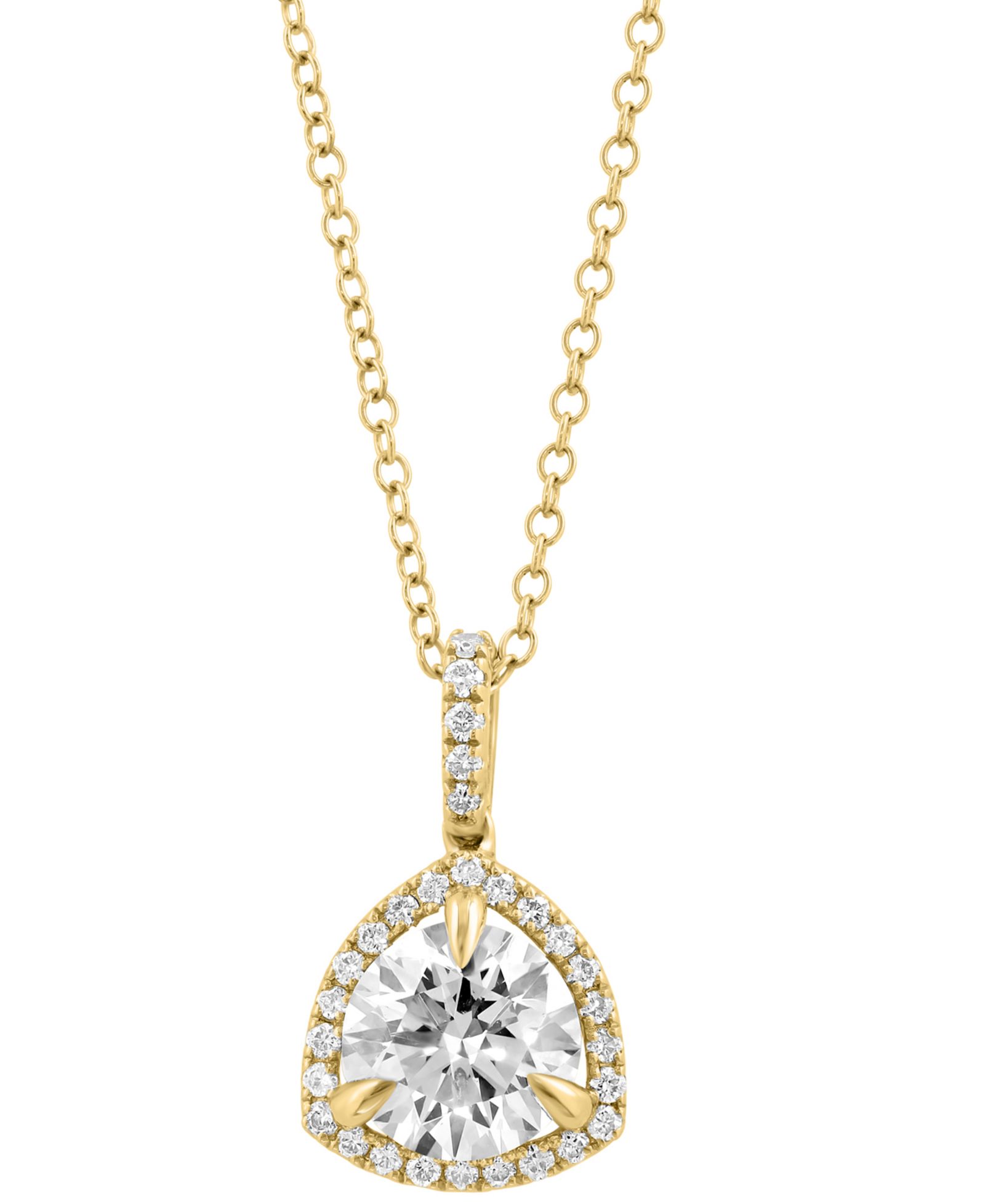 EFFY Подвеска с бриллиантом Lab Grown 14k Gold