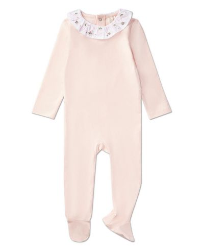 Детский комбинезон MeMoi Baby Girls Embroidered Flower Ruffle-Collar