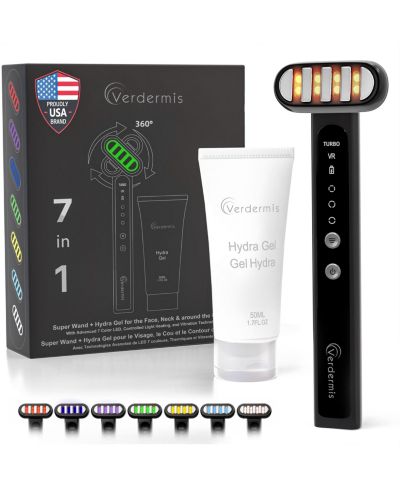 Verdermis LED супер-волшебная палочка 7 Color + Hydra Gel