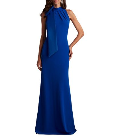 Женское вечернее платье Tadashi Shoji Sims Taffeta Shoulder Bow Halter