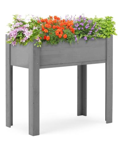 Streamdale Furniture приподнятая садовая грядка 31x31x16" деревянный ящик для растений