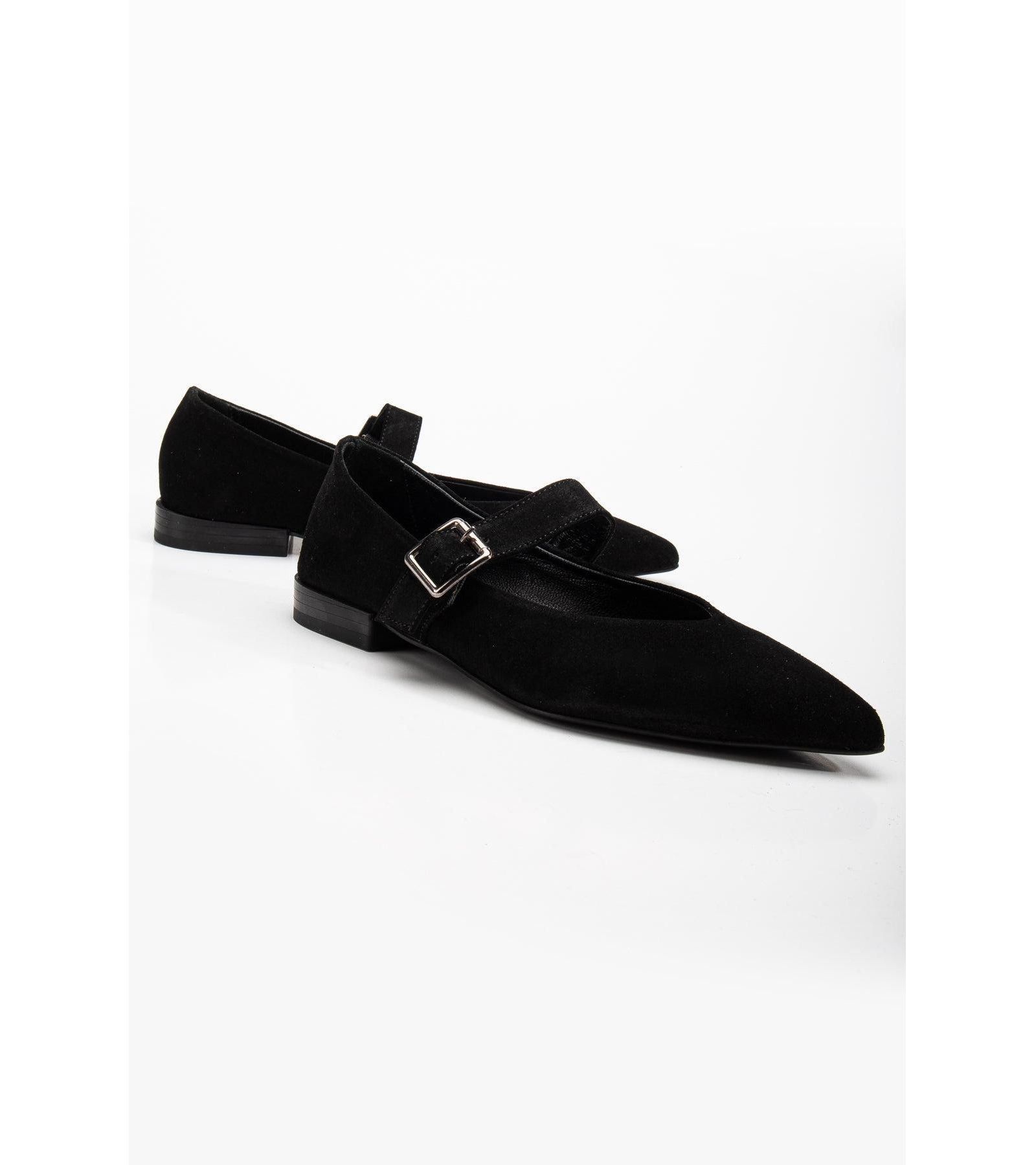 Forever & Always Shoes Women's Willow Leather Mary Jane Flats