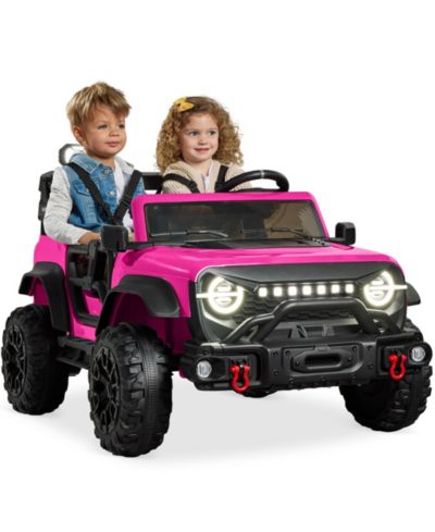 Best Choice Products 24V 2-Seater Electric Ride-On Truck with Parent Control, 132-lb Capacity, Ages 3-7