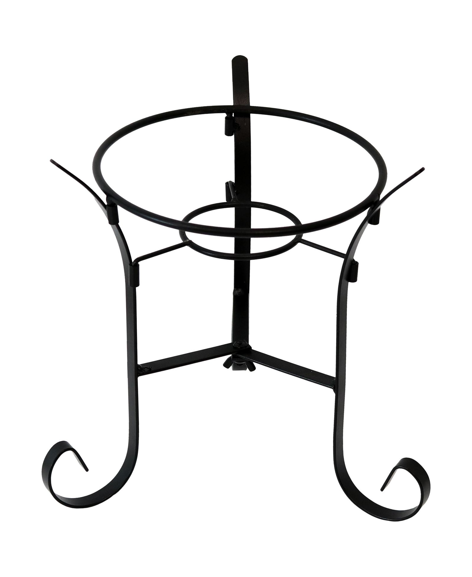 Декоративная подставка для садовых шаров Sunnydaze Decor 9" Steel Scroll