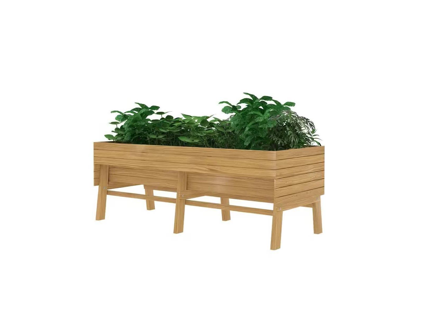Садовая грядка из кедра Slickblue Modern Outdoor Raised Garden Bed 70-inch x 31-inch