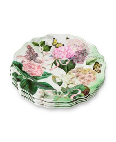 Certified International Garden Path Melamine Salad Plates, Set of 4