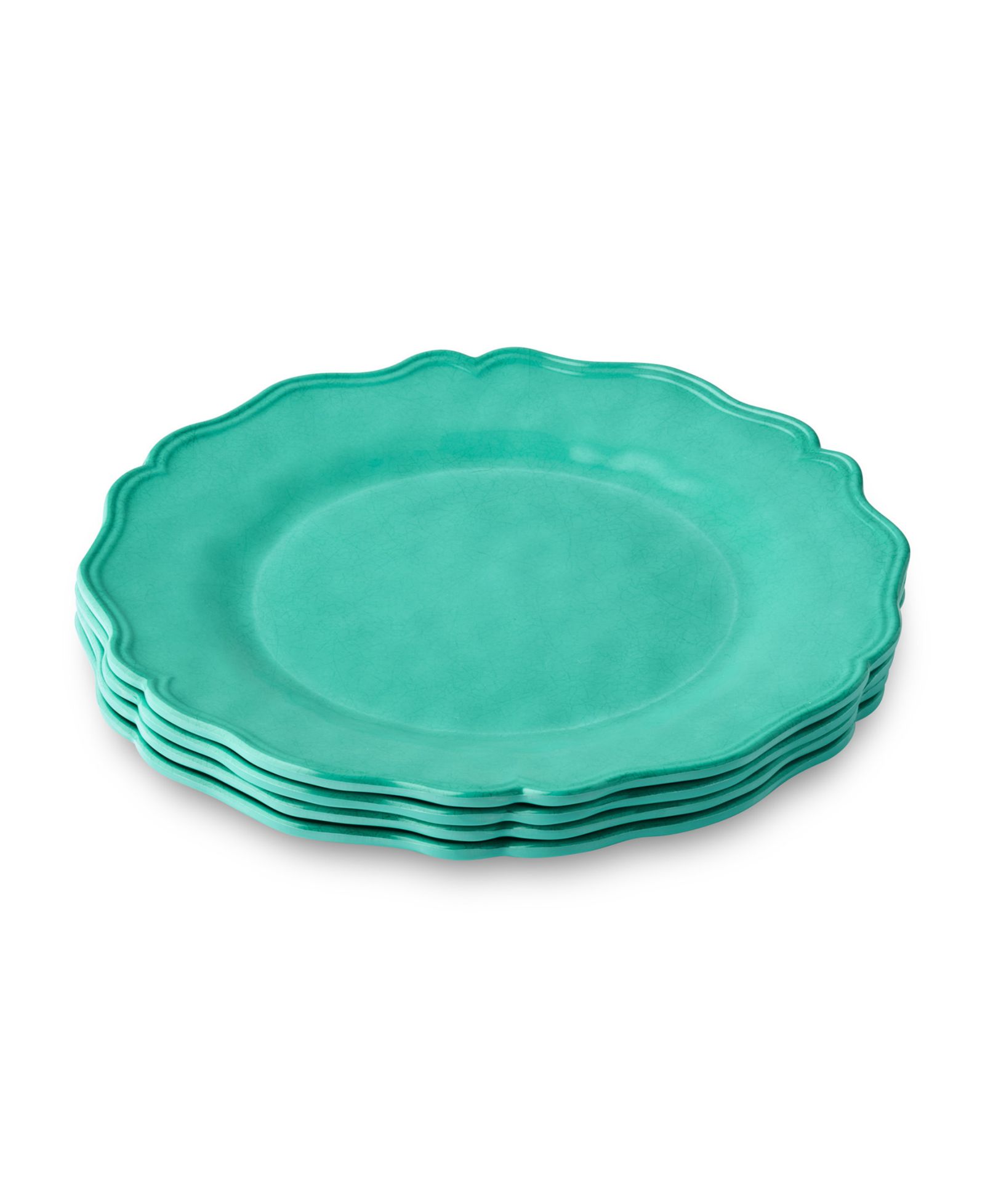 Тарелки Certified International Isabella Crackle Melamine, набор из 4 шт