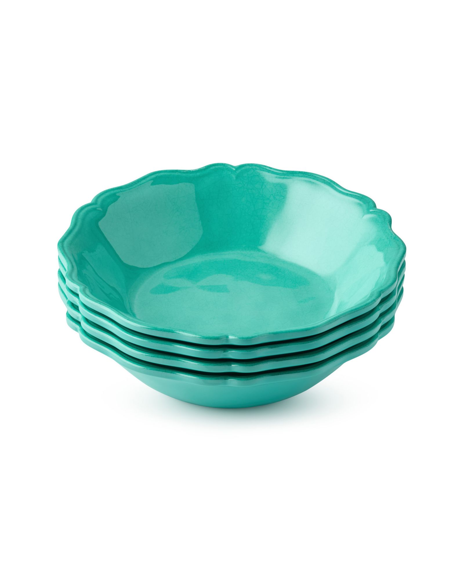 Набор из 4 универсальных мисок Certified International Isabella Crackle Melamine
