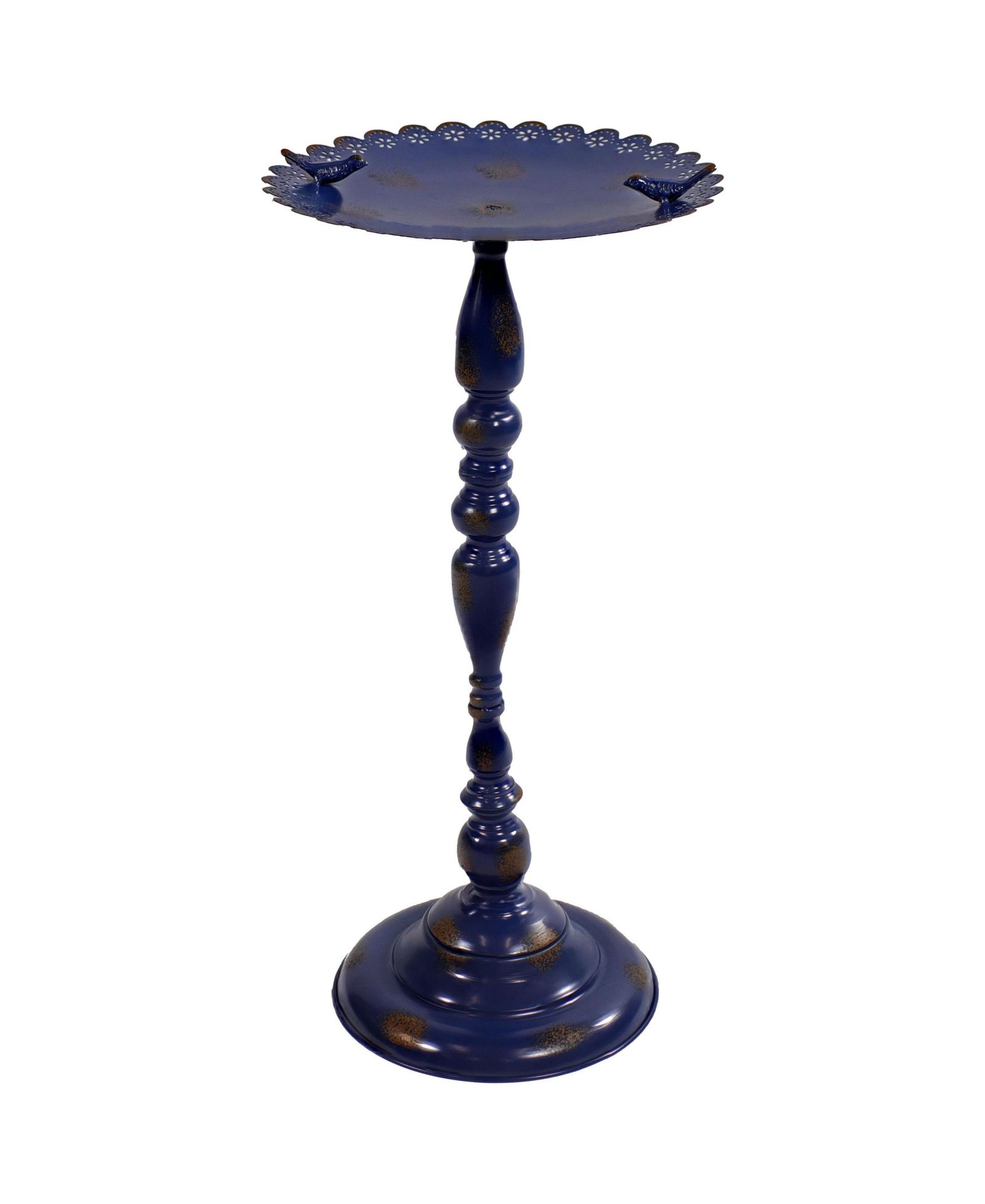 Sunnydaze Decor кормушка для птиц Feathered Friends Iron Pedestal 26" H Blue